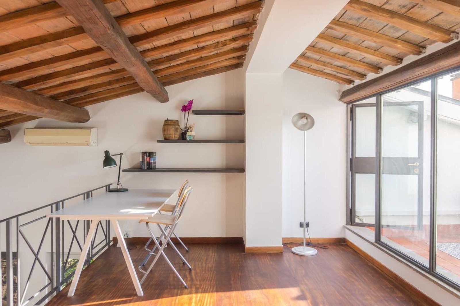Lusso E Panorama Senza Paragoni, Loft Trastevere * Rom